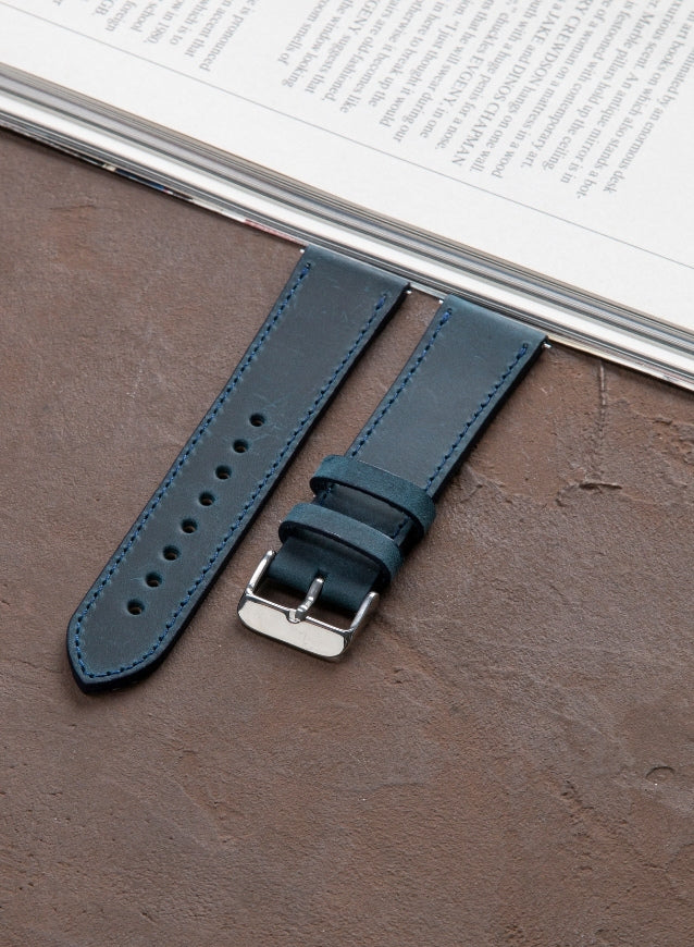 Samsung Watch Deri Kordon Mavi - Crazy