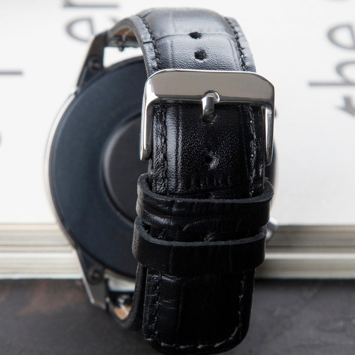 Samsung Watch  Deri Kordon Siyah - Croco