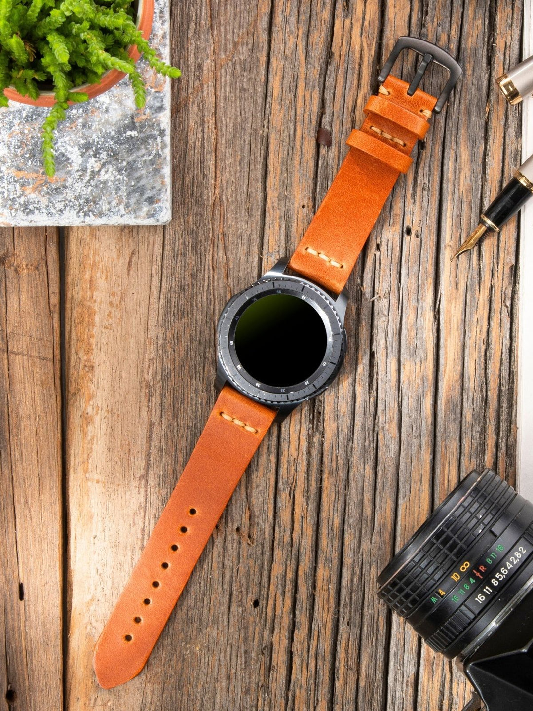 Samsung Watch  Deri Kordon 6 Farklı Renk Seçeneği- Musap