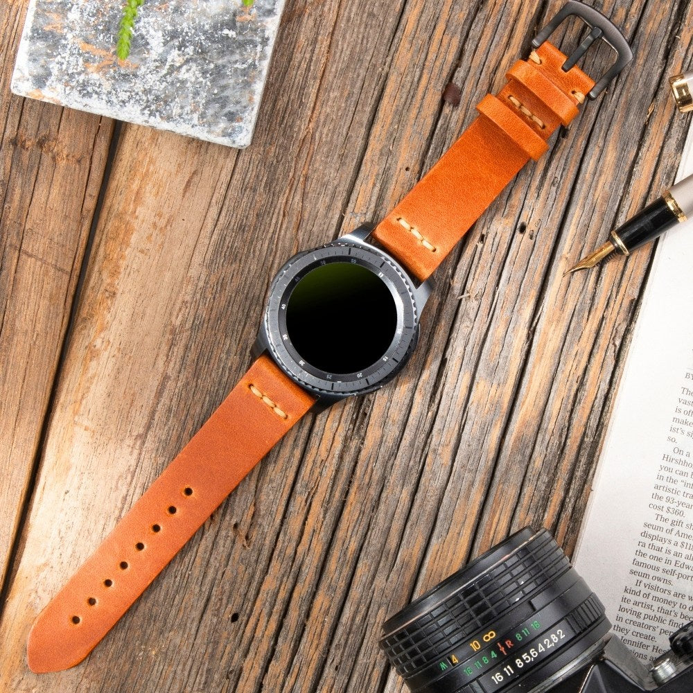 Samsung Watch Deri Kordon Taba - Musap