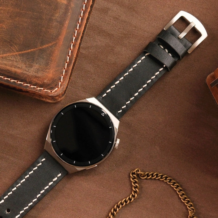 Samsung Watch  Deri Kordon Siyah - Pueblo