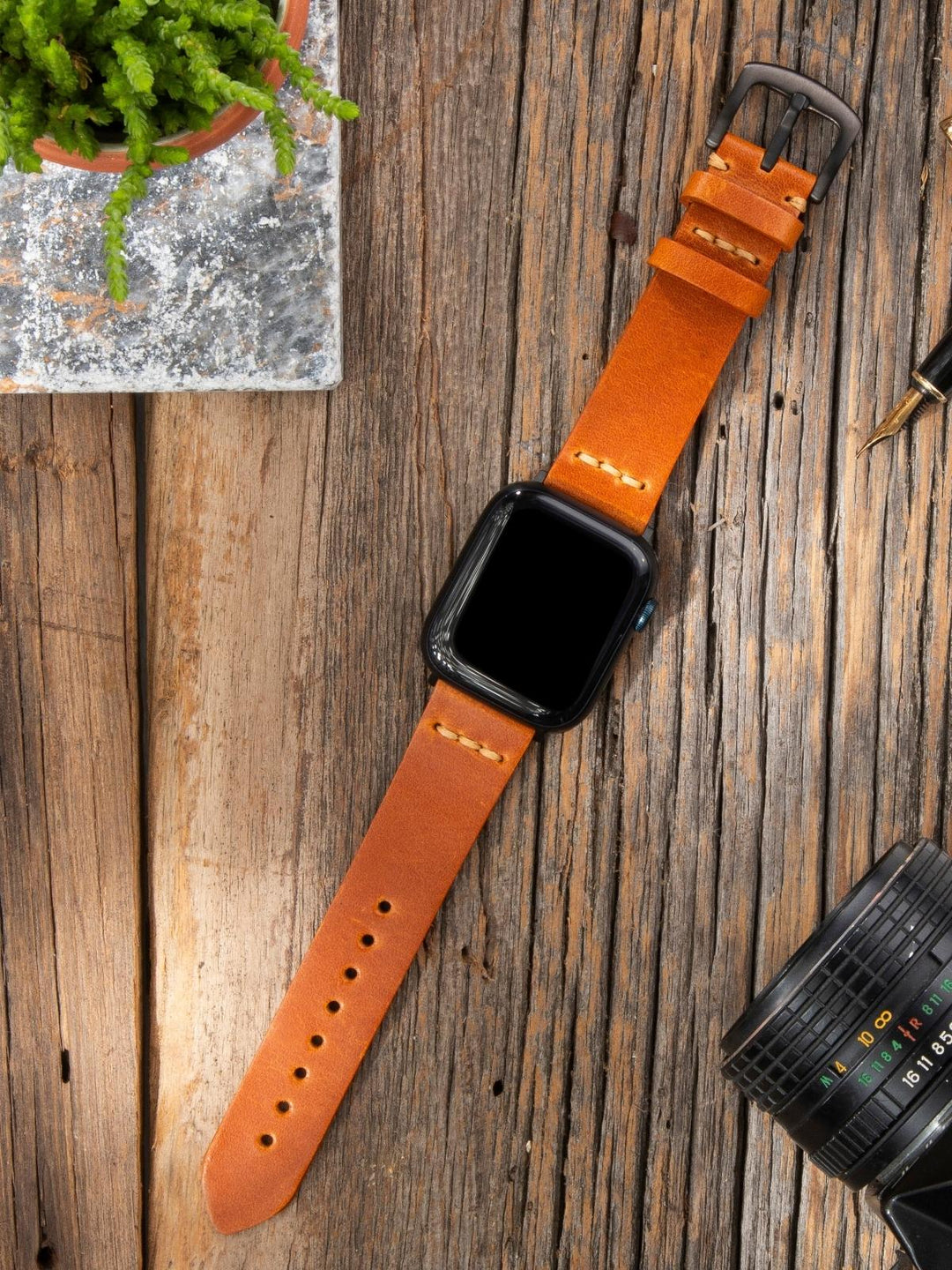 Apple Watch Deri Kordon 6 Farklı Renk Seçeneği - Musap