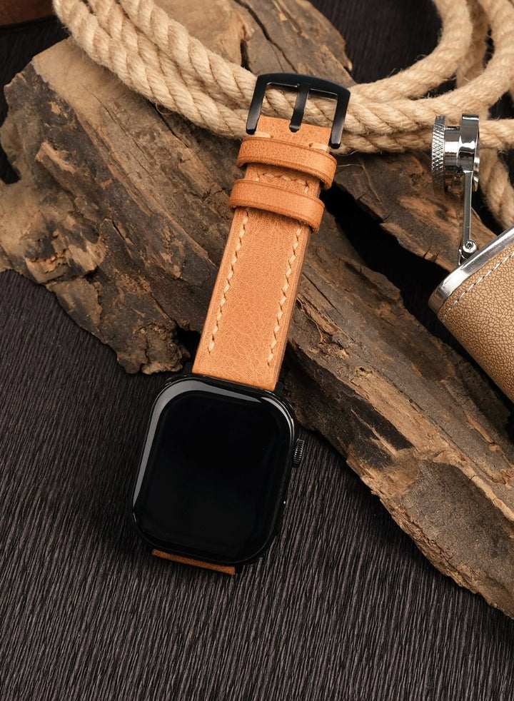 Apple Watch Deri Kordon Taba - Tiana