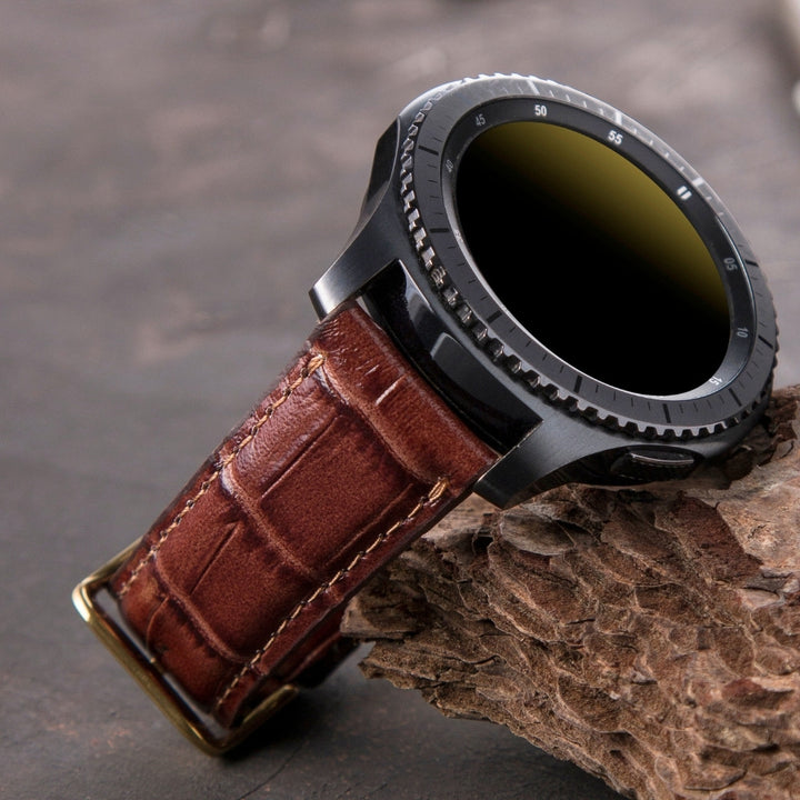 Samsung Watch  Deri Kordon Taba - Croco