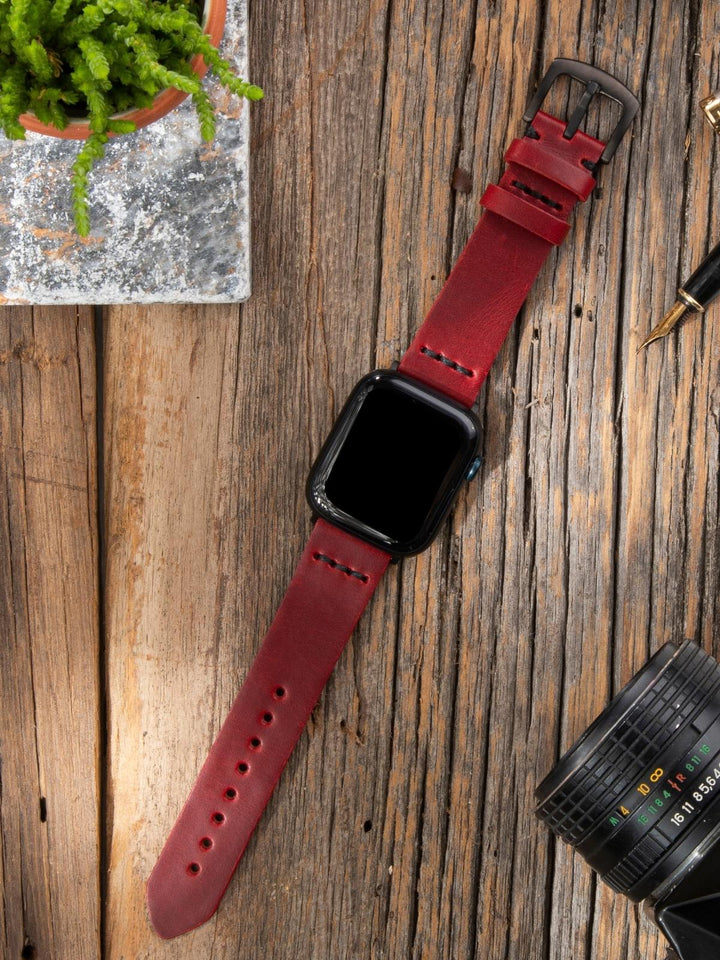 Apple Watch Deri Kordon 6 Farklı Renk Seçeneği - Musap
