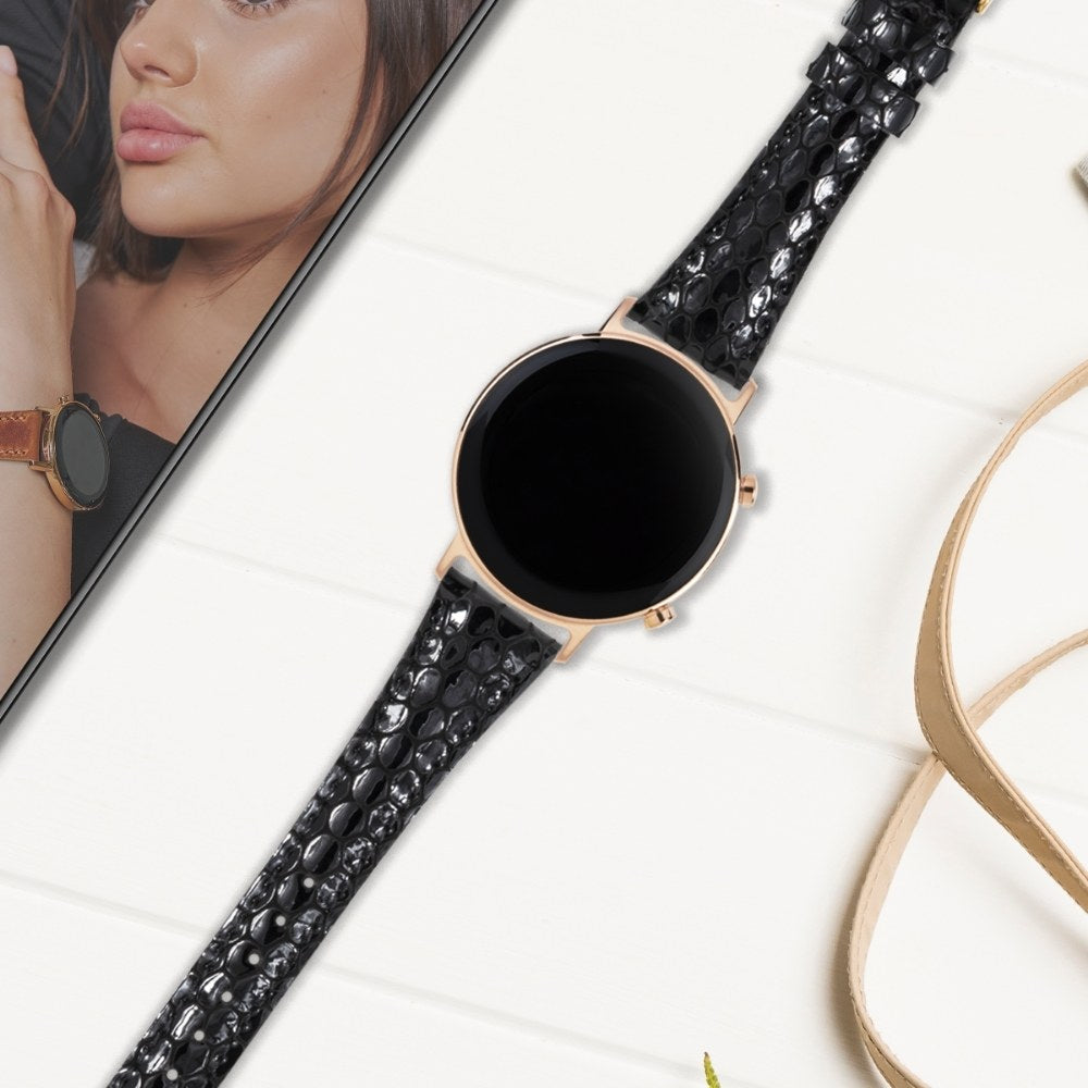 Samsung Watch Kadın Deri Kordon Siyah - Crop - vagave