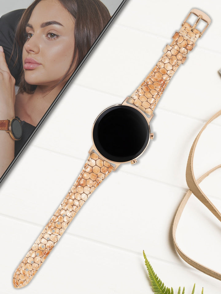 Samsung Watch Kadın Deri Kordon 6 Farklı Renk Seçeneği - Crop