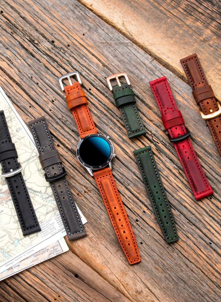 Huawei Watch Deri Kordon Siyah - Samcrazy – vagave