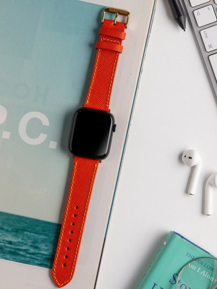 Apple Watch Deri Kordon 9 Farklı Renk - Safiano