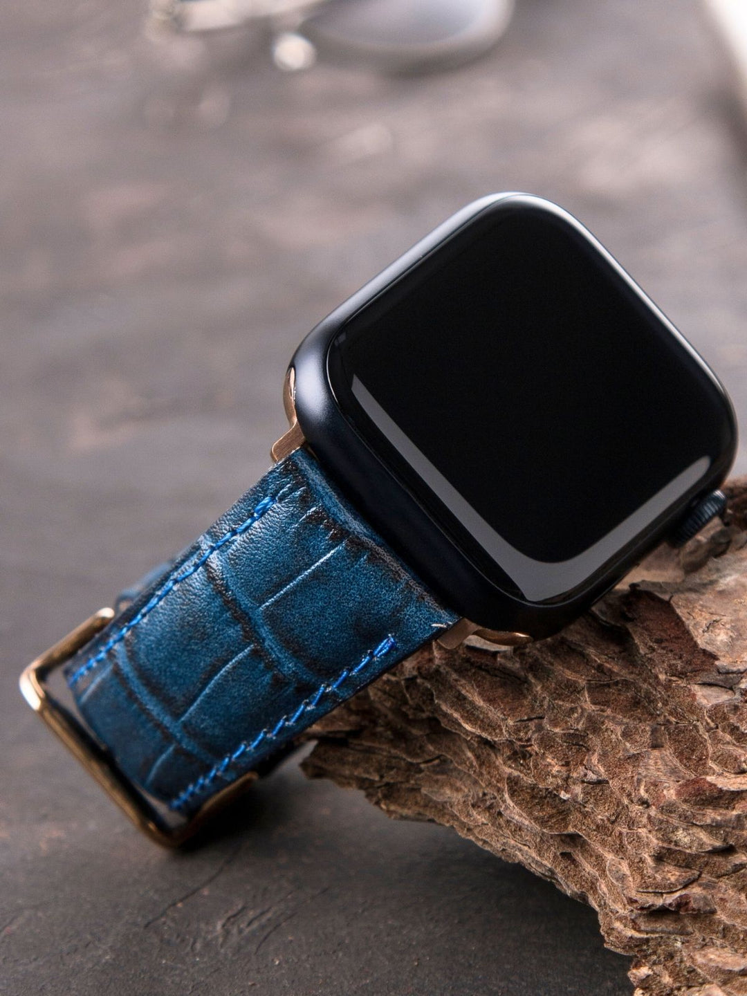Apple Watch Deri Kordon 6 Farklı Renk Seçeneği - Croco