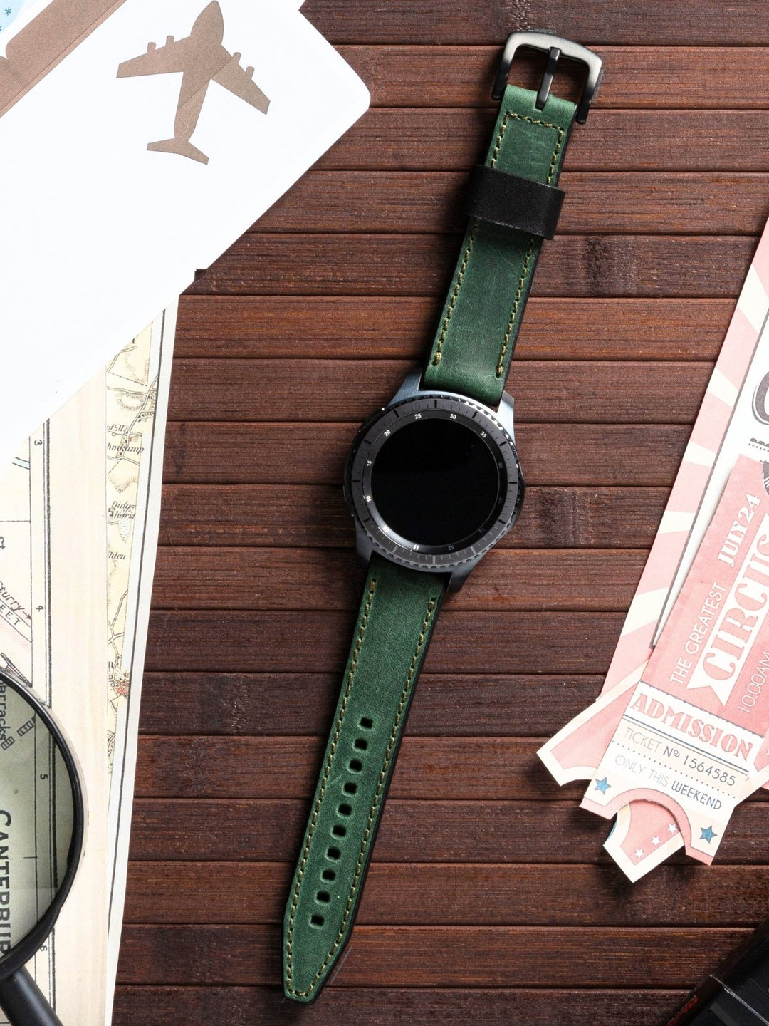Samsung Watch  Deri Kordon 5 Farklı Renk Seçeneği- Dissam