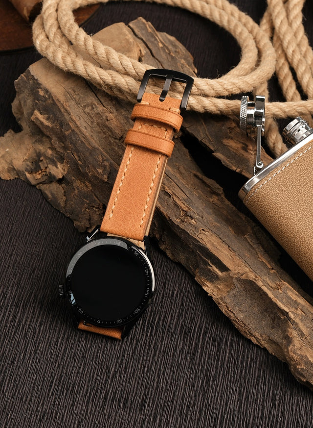 Huawei Watch Deri Kordon Taba - Tiana