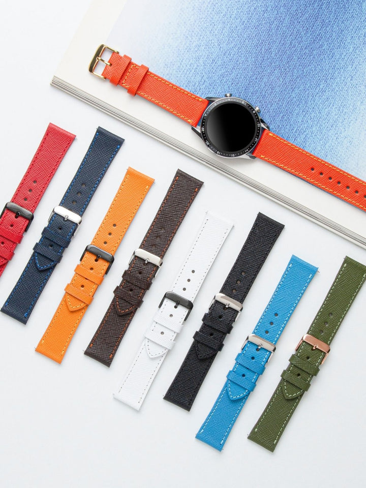 Samsung Watch  Deri Kordon 9 Farklı Renk Seçeneği- Safiano