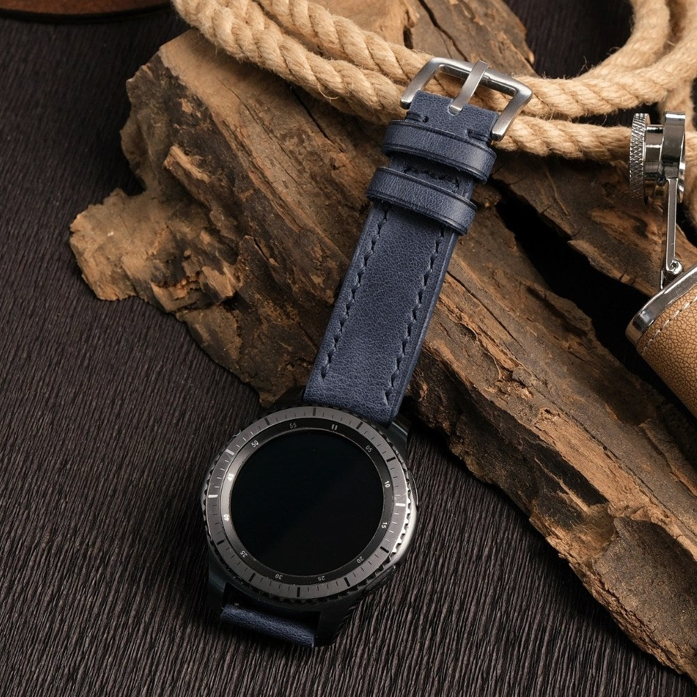 Samsung Watch  Deri Kordon Mavi - Tiana