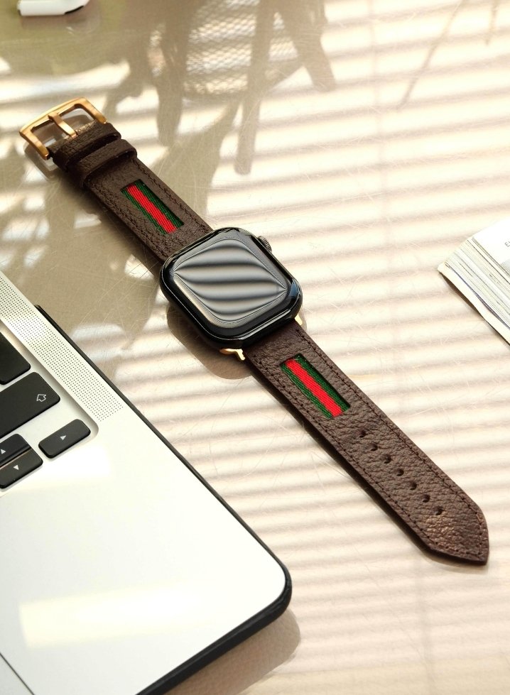 Apple Watch Deri Kordon Kahve - Veltro