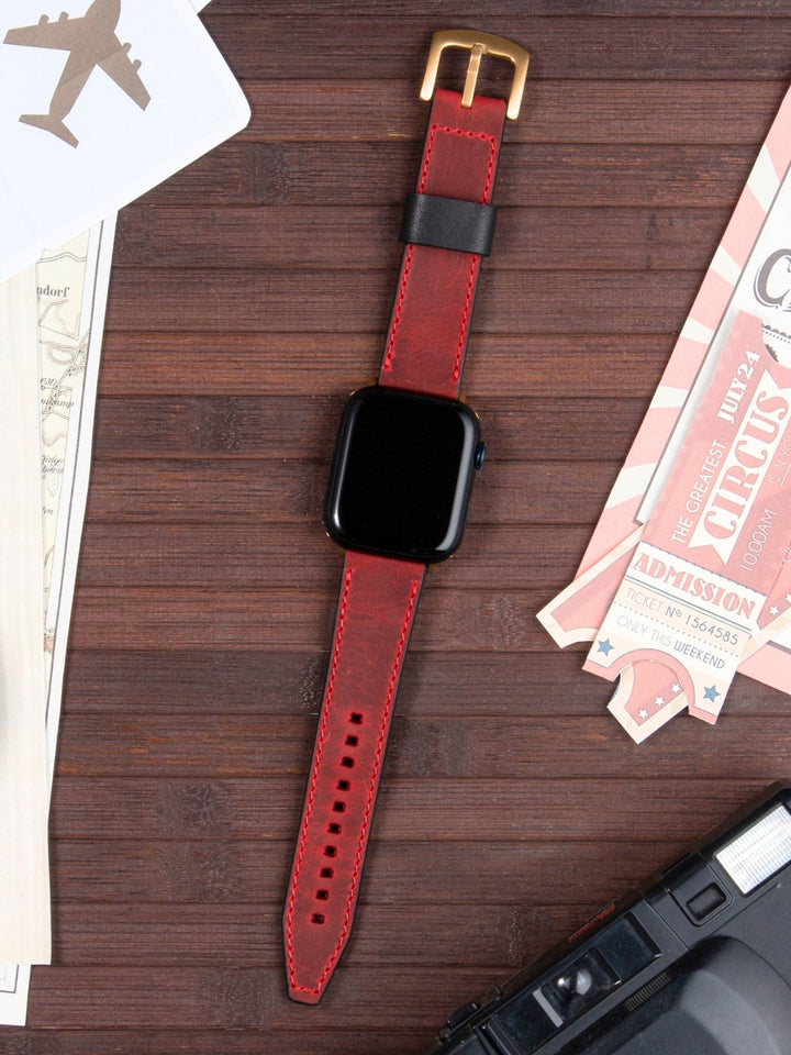 Apple Watch Deri Kordon 6 Farklı Renk Seçeneği - Dissam