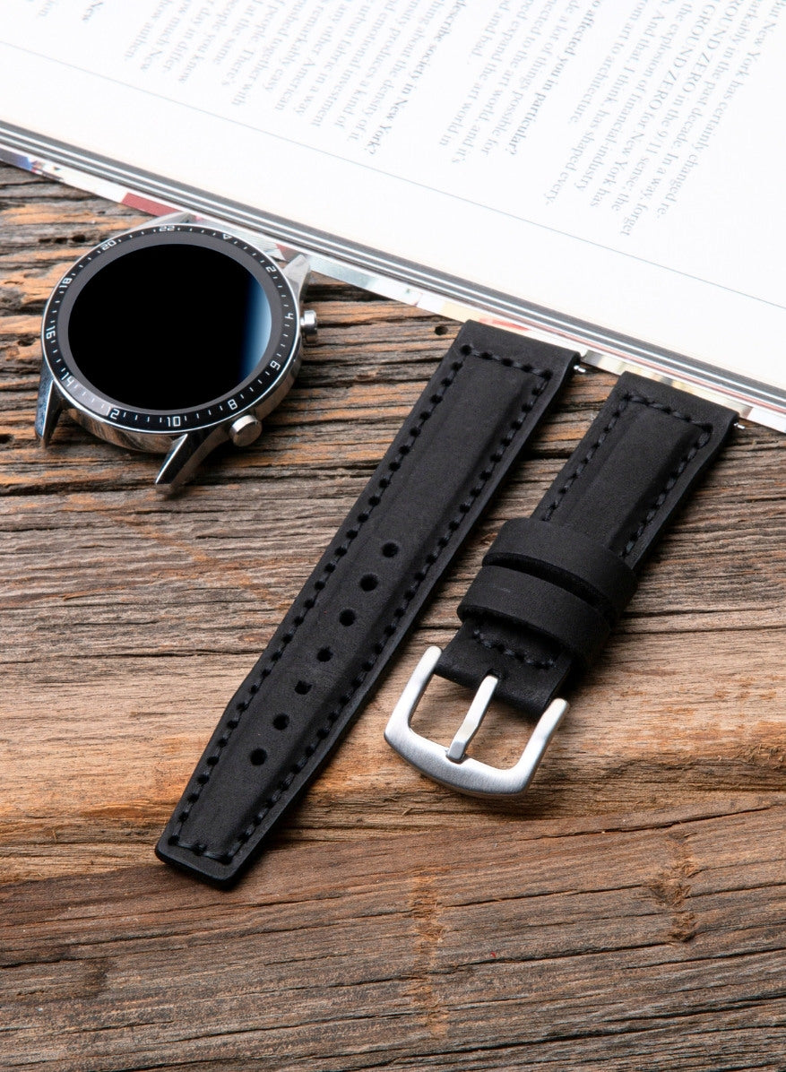 Huawei Watch Deri Kordon Siyah - Samcrazy – vagave