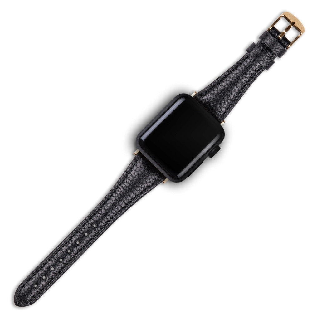 Apple Watch Kadın  Deri Kordon Siyah - Pupi