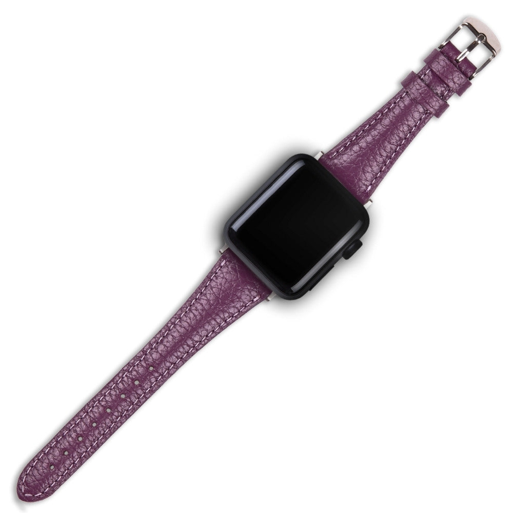 Apple Watch Kadın  Deri Kordon Mor - Pupi