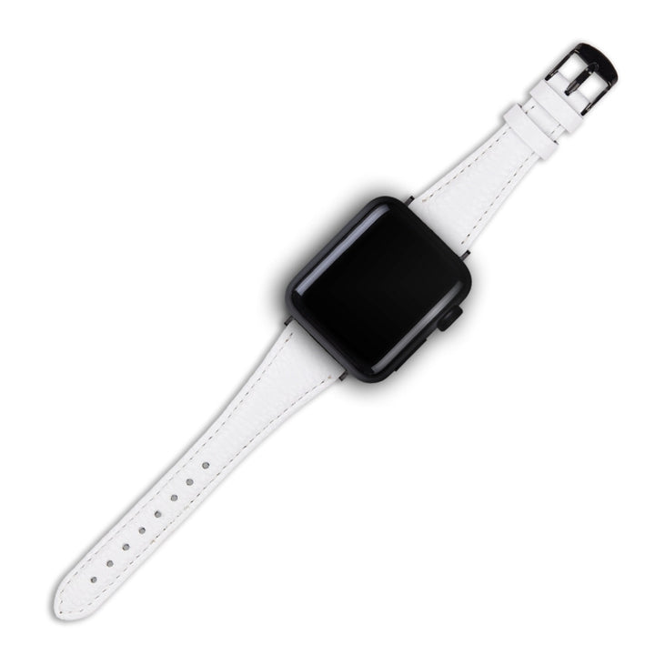 Apple Watch Kadın  Deri Kordon Beyaz - Pupi