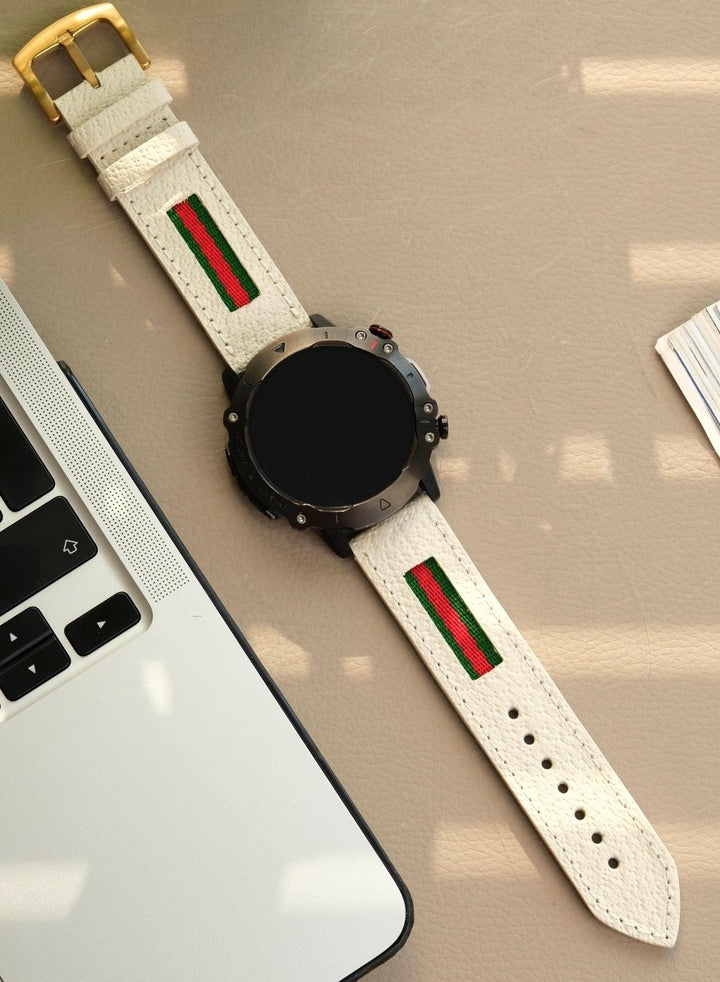 Huawei Watch Deri Kordon Bej - Veltro