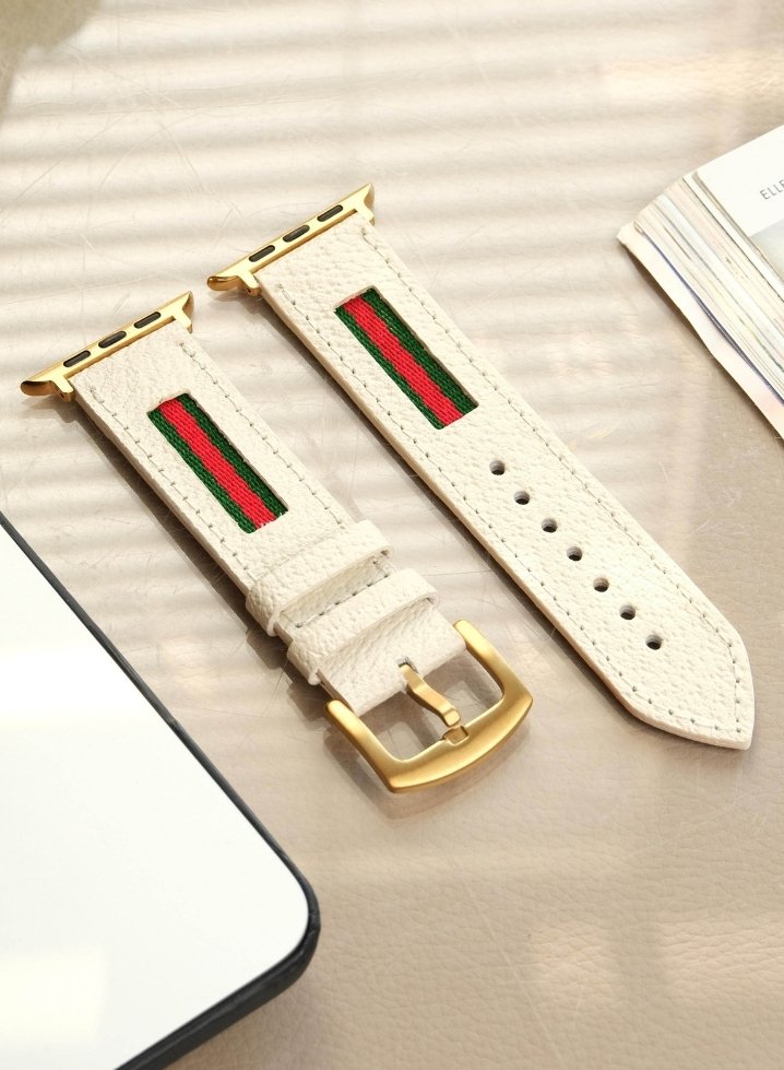 Apple Watch Deri Kordon Bej - Veltro