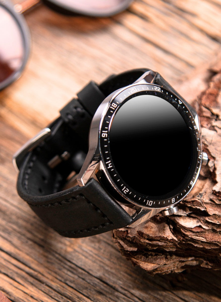 Huawei Watch Deri Kordon Siyah - Samcrazy – vagave
