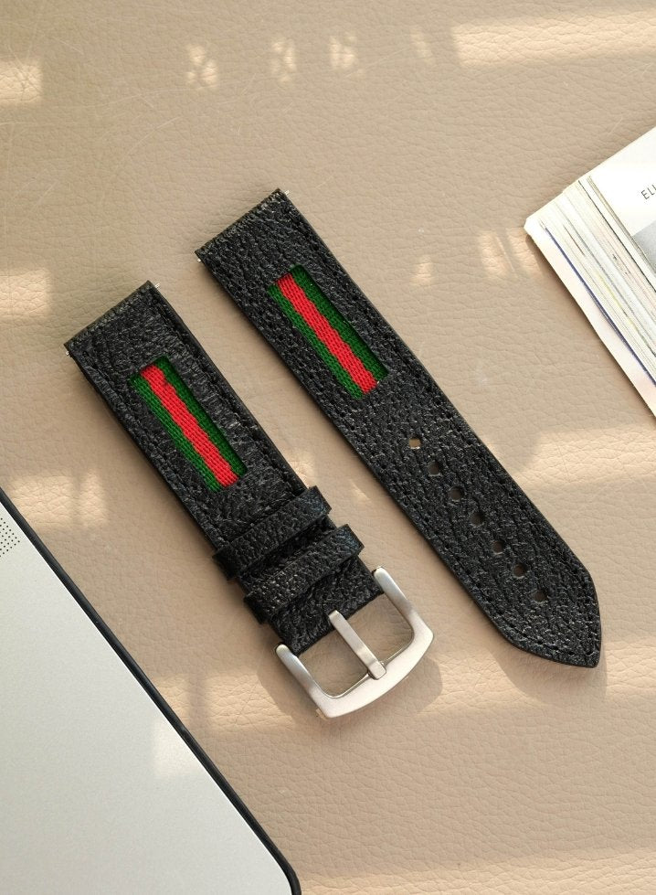 Apple Watch Deri Kordon Siyah - Veltro